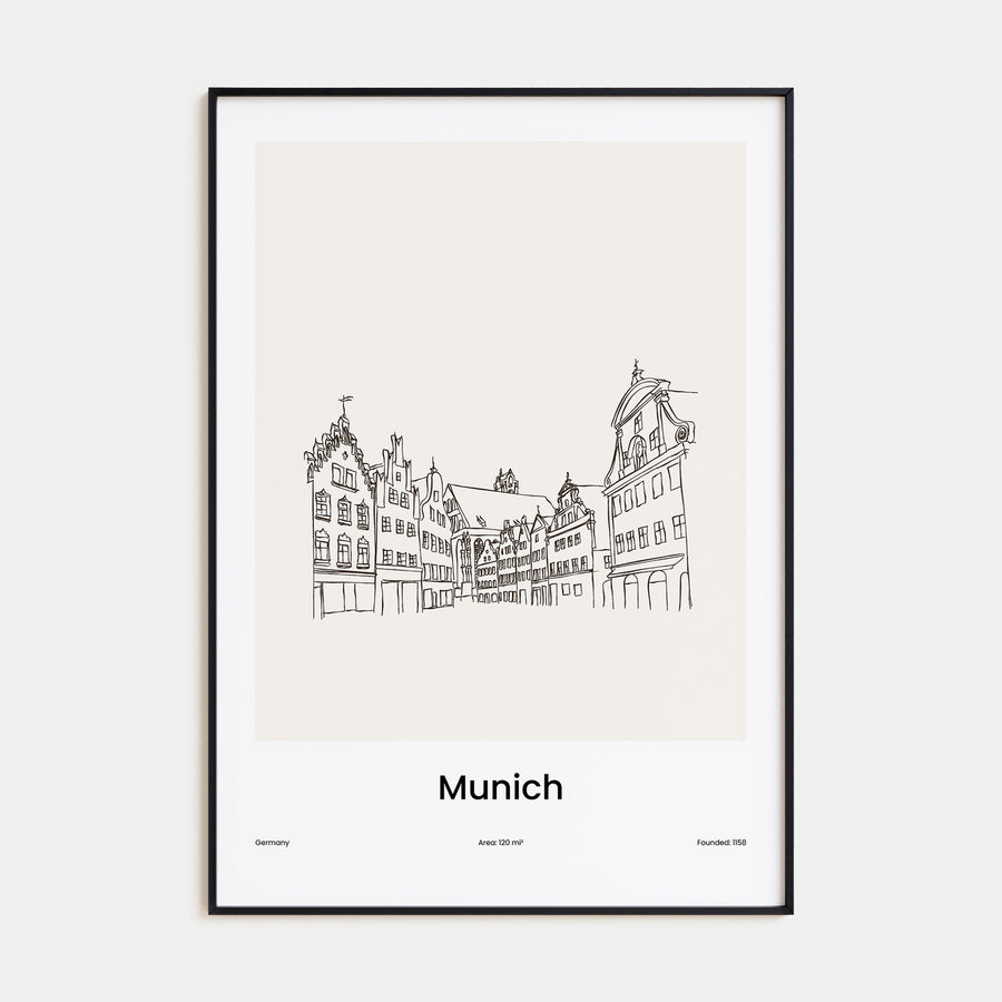Munich Drawn Poster