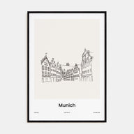 Munich Drawn Poster