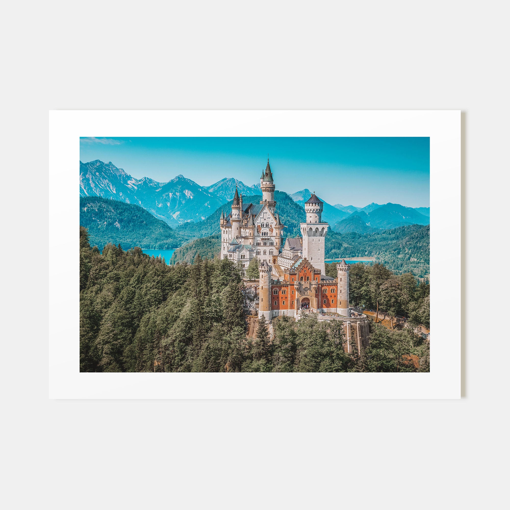 Munich Landscape Color Poster