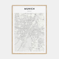 Munich Map Portrait Poster