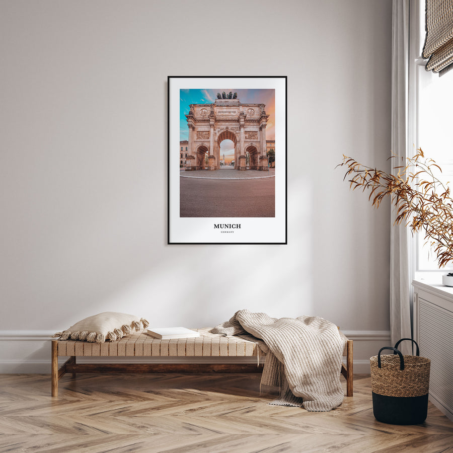 Munich Portrait Color Poster
