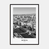 Murcia Portrait B&W Poster