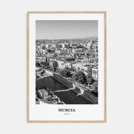 Murcia Portrait B&W Poster