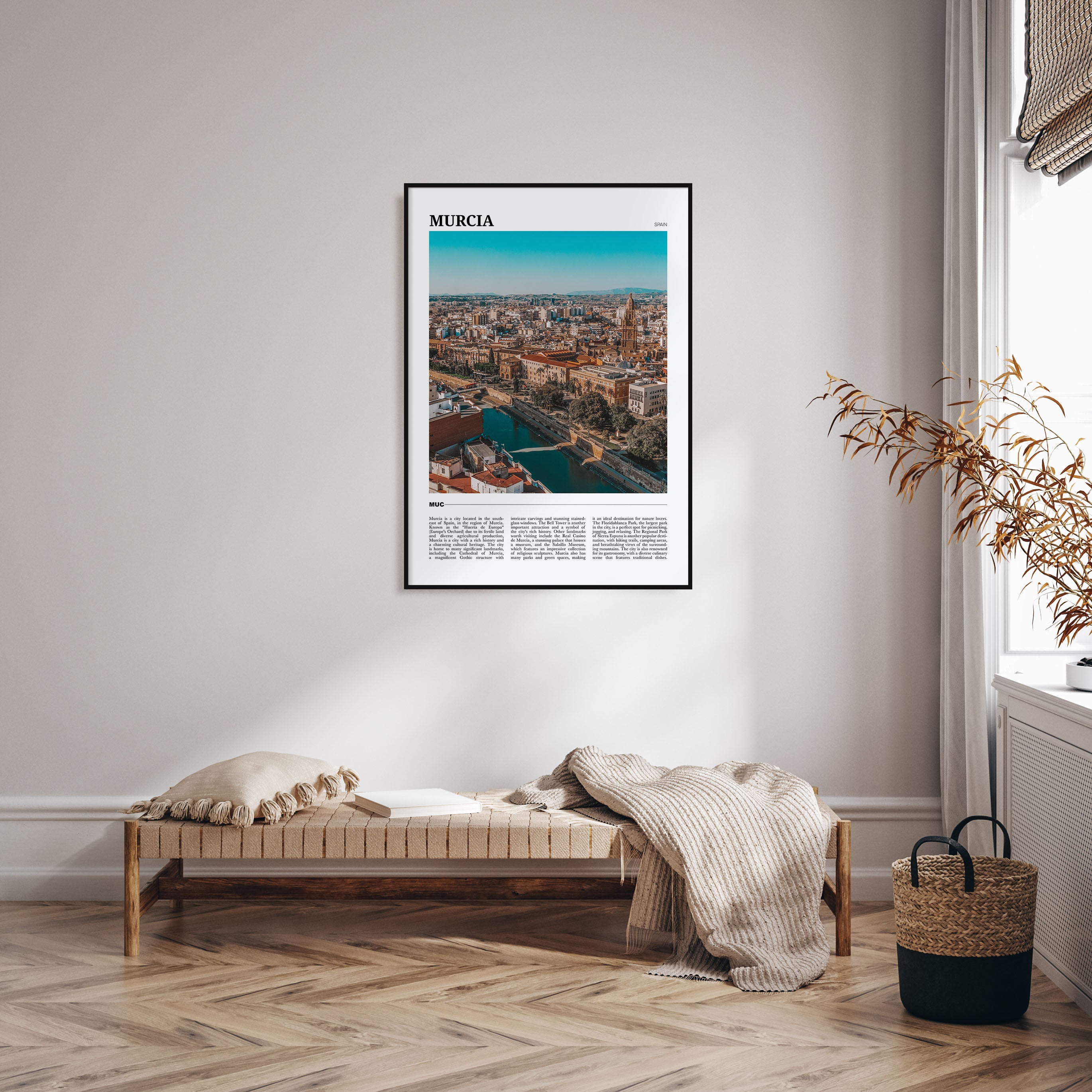 Murcia Travel Color Poster