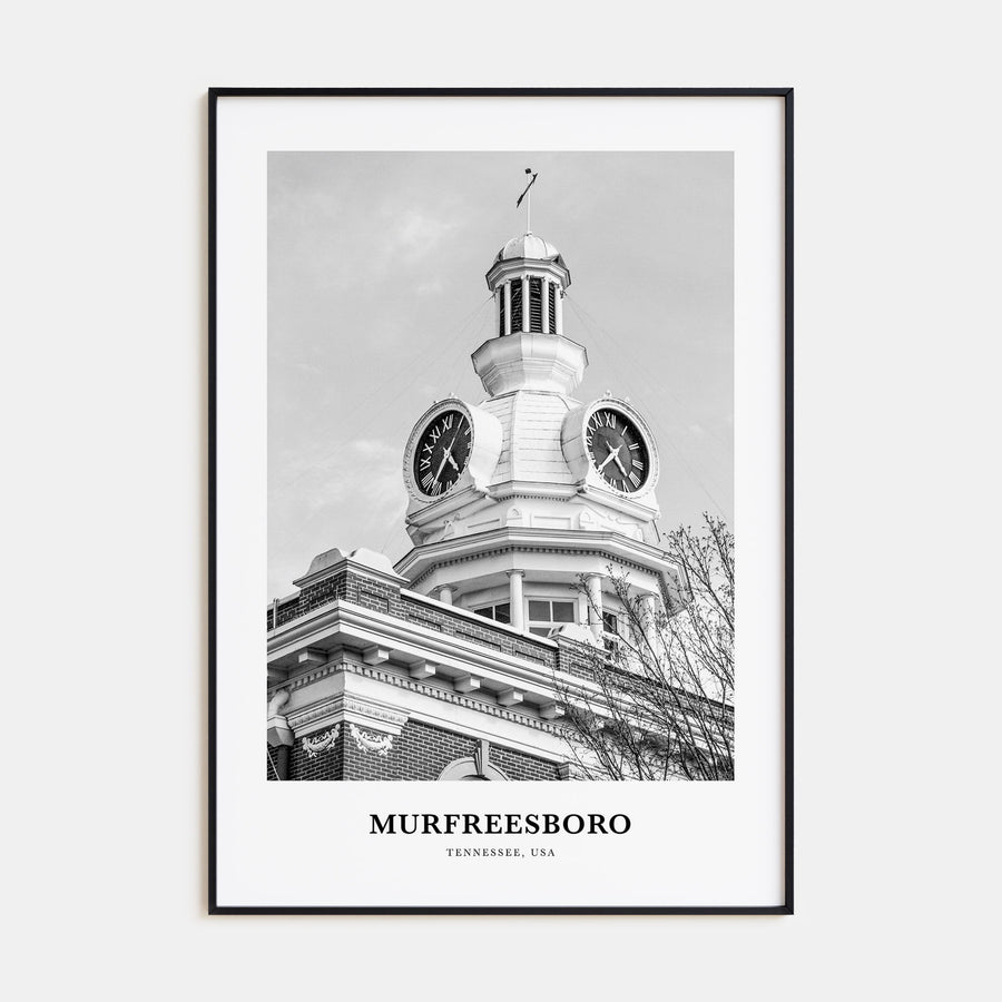 Murfreesboro Portrait B&W Poster