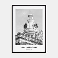 Murfreesboro Portrait B&W Poster