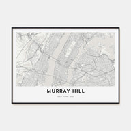 Murray Hill Map Landscape Poster