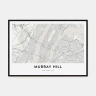 Murray Hill Map Landscape Poster
