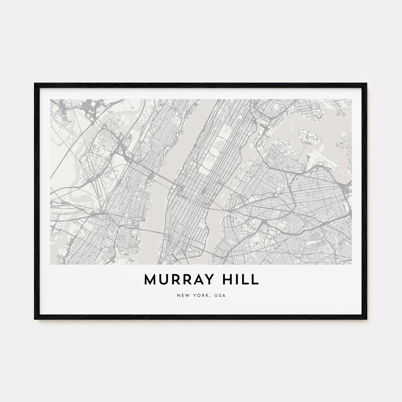 Murray Hill Map Landscape Poster