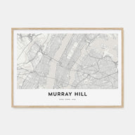 Murray Hill Map Landscape Poster