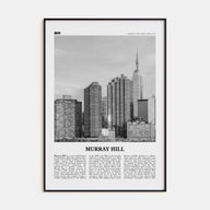 Murray Hill Travel B&W Poster