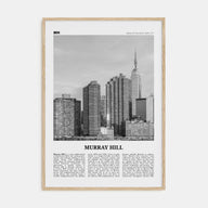 Murray Hill Travel B&W Poster