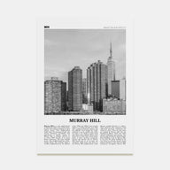 Murray Hill Travel B&W Poster