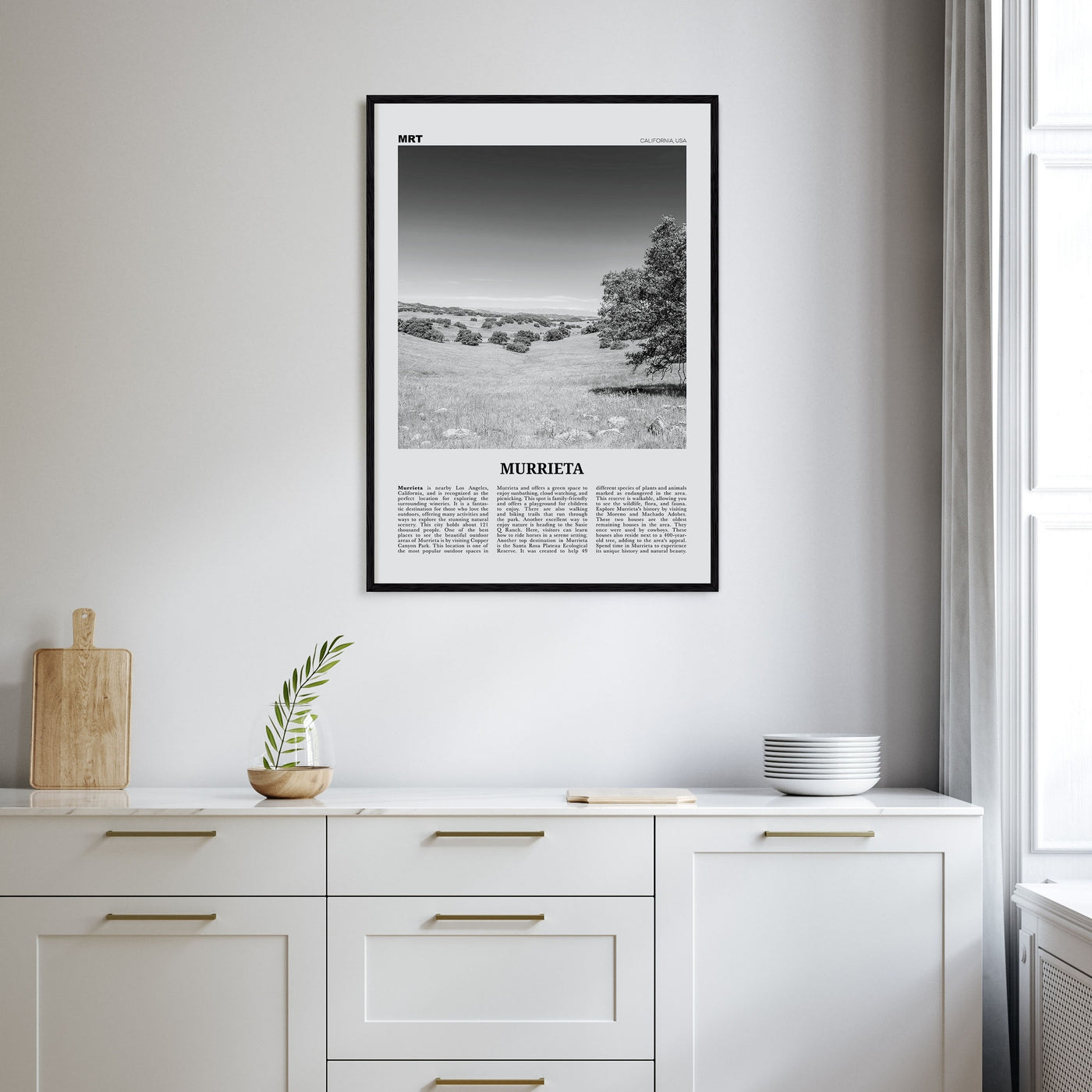 Murrieta Travel B&W No 1 Poster