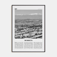 Murrieta Travel B&W No 2 Poster
