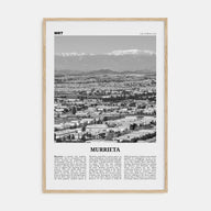 Murrieta Travel B&W No 2 Poster