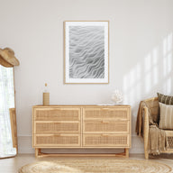 Mushroom Closeup Photo B&W No 2 Poster