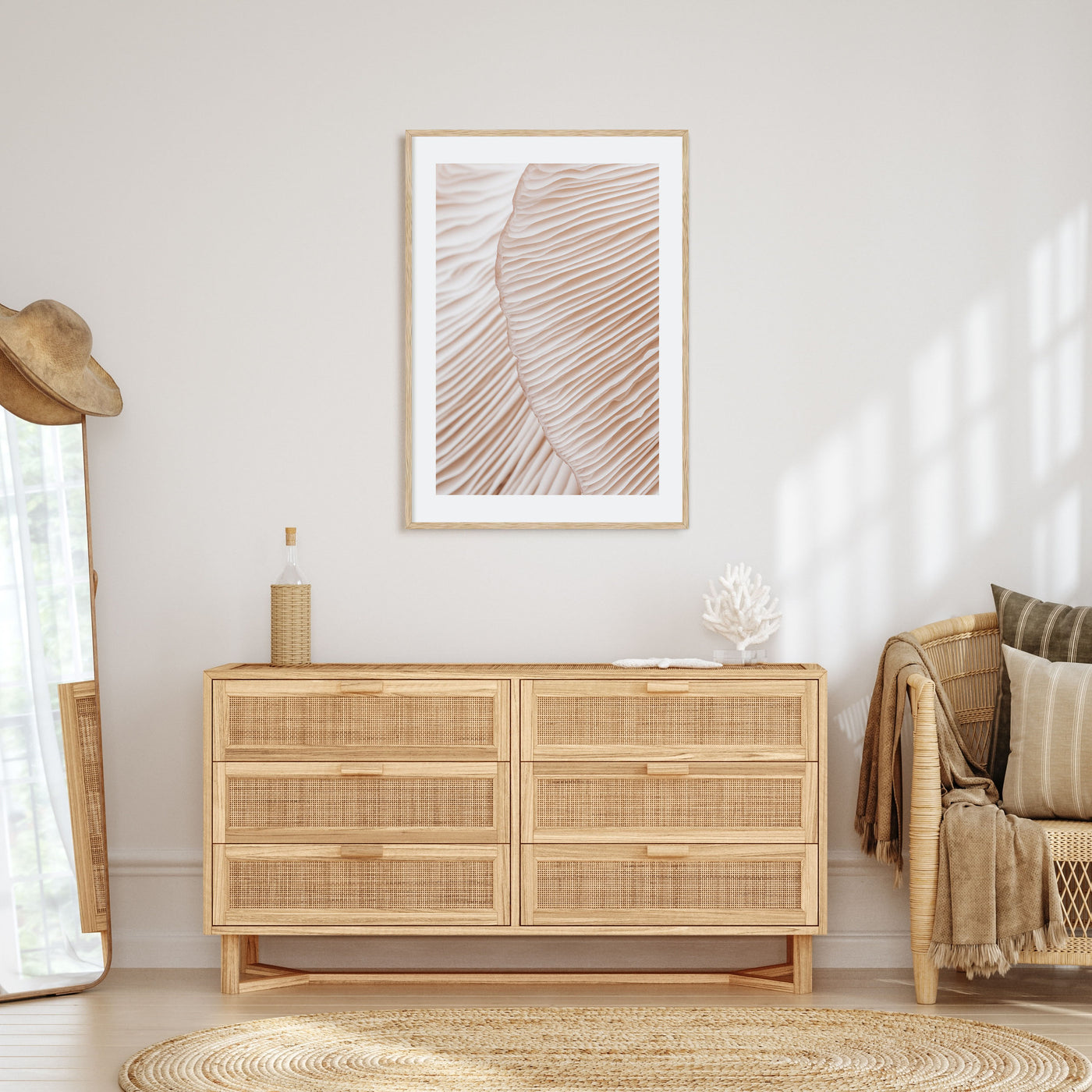 Mushroom Closeup Photo Color Poster