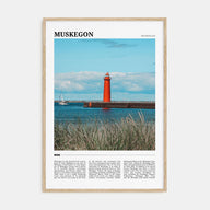 Muskegon Travel Color Poster