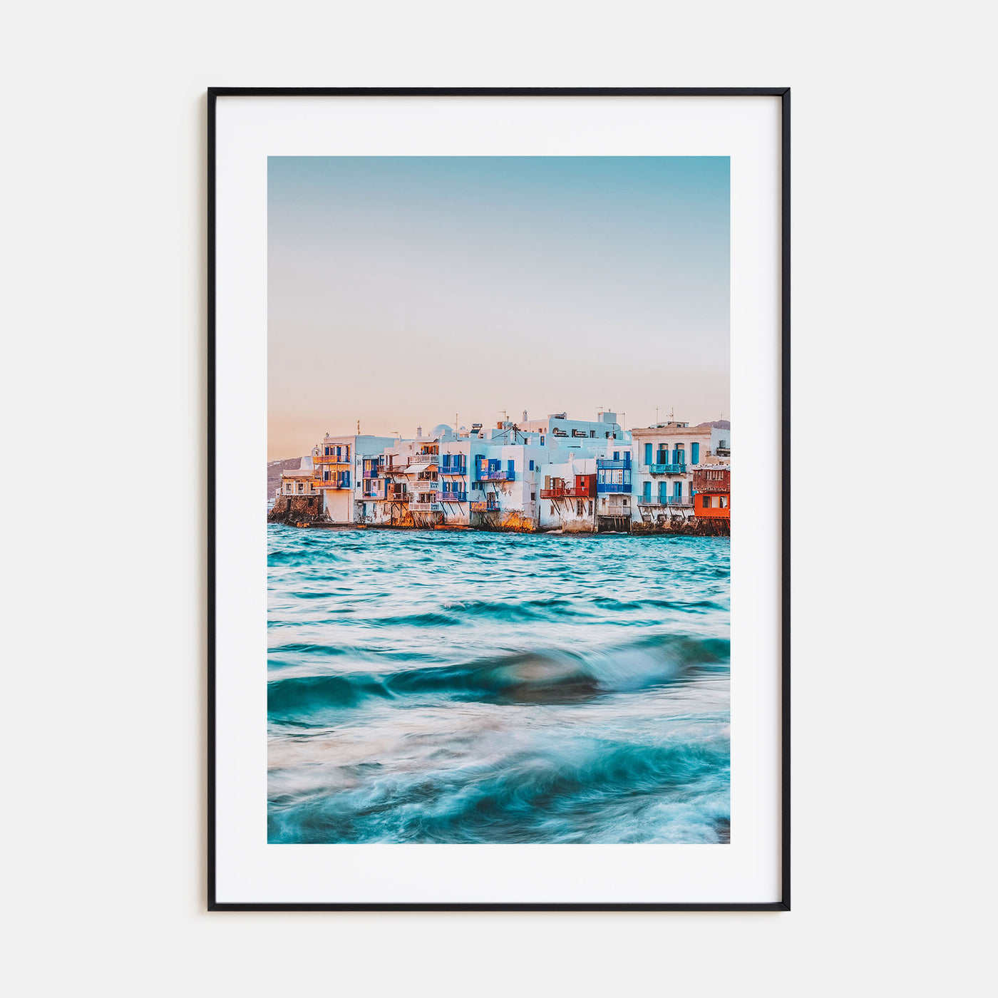 Mykonos Photo Color Poster
