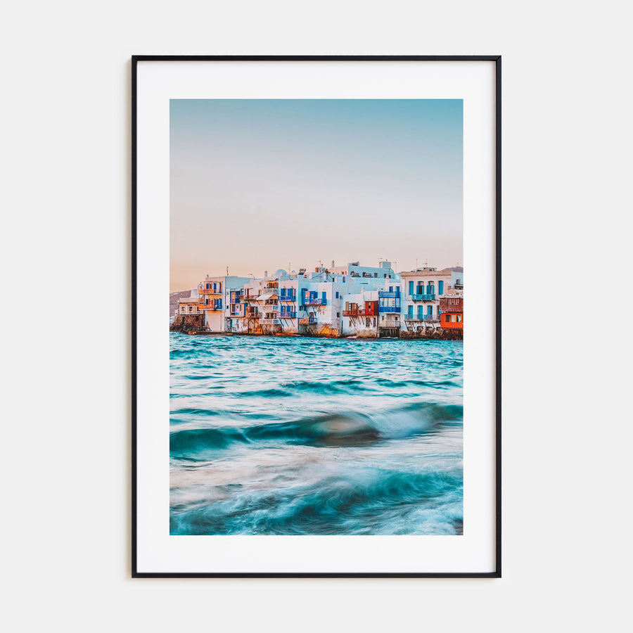 Mykonos Photo Color Poster
