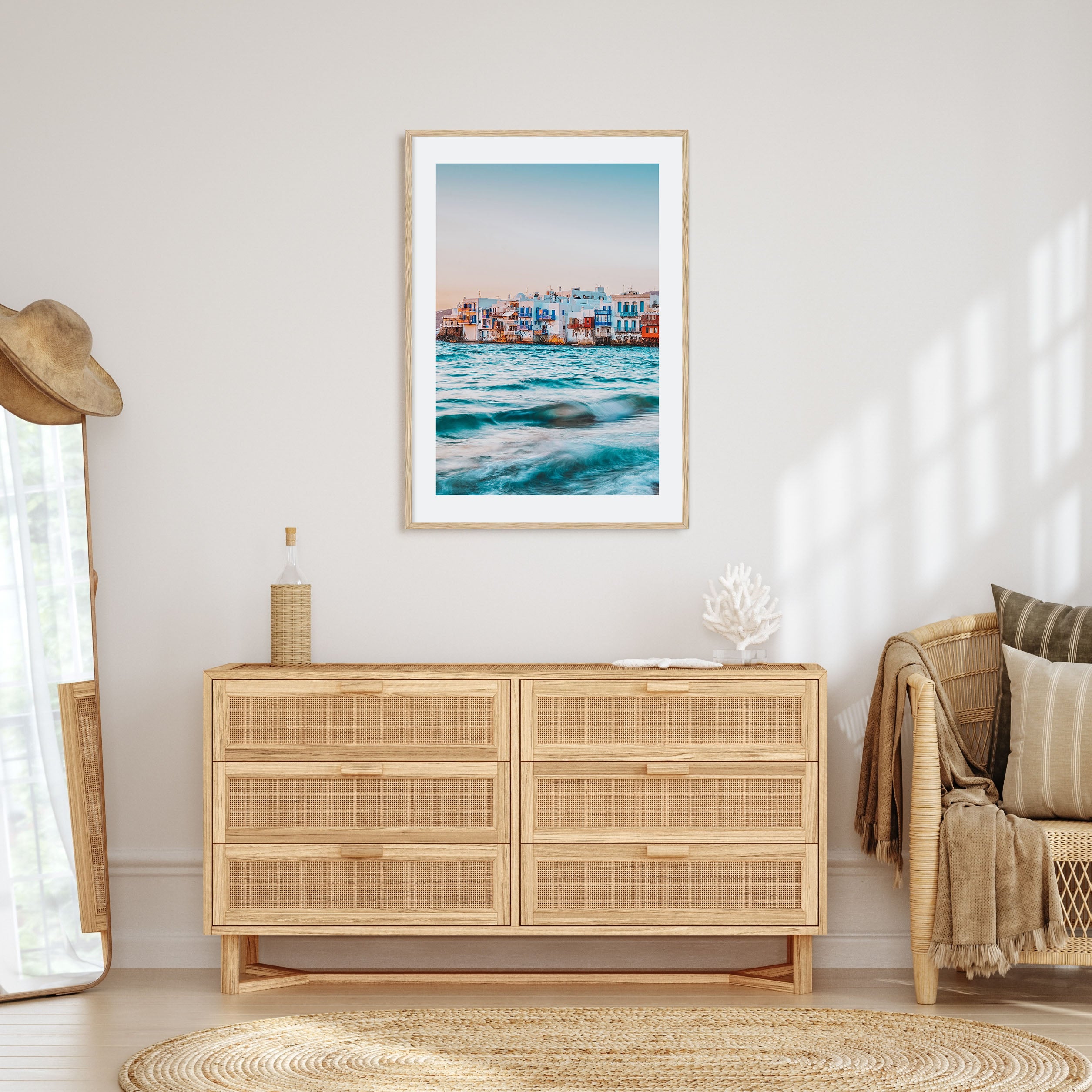 Mykonos Photo Color Poster