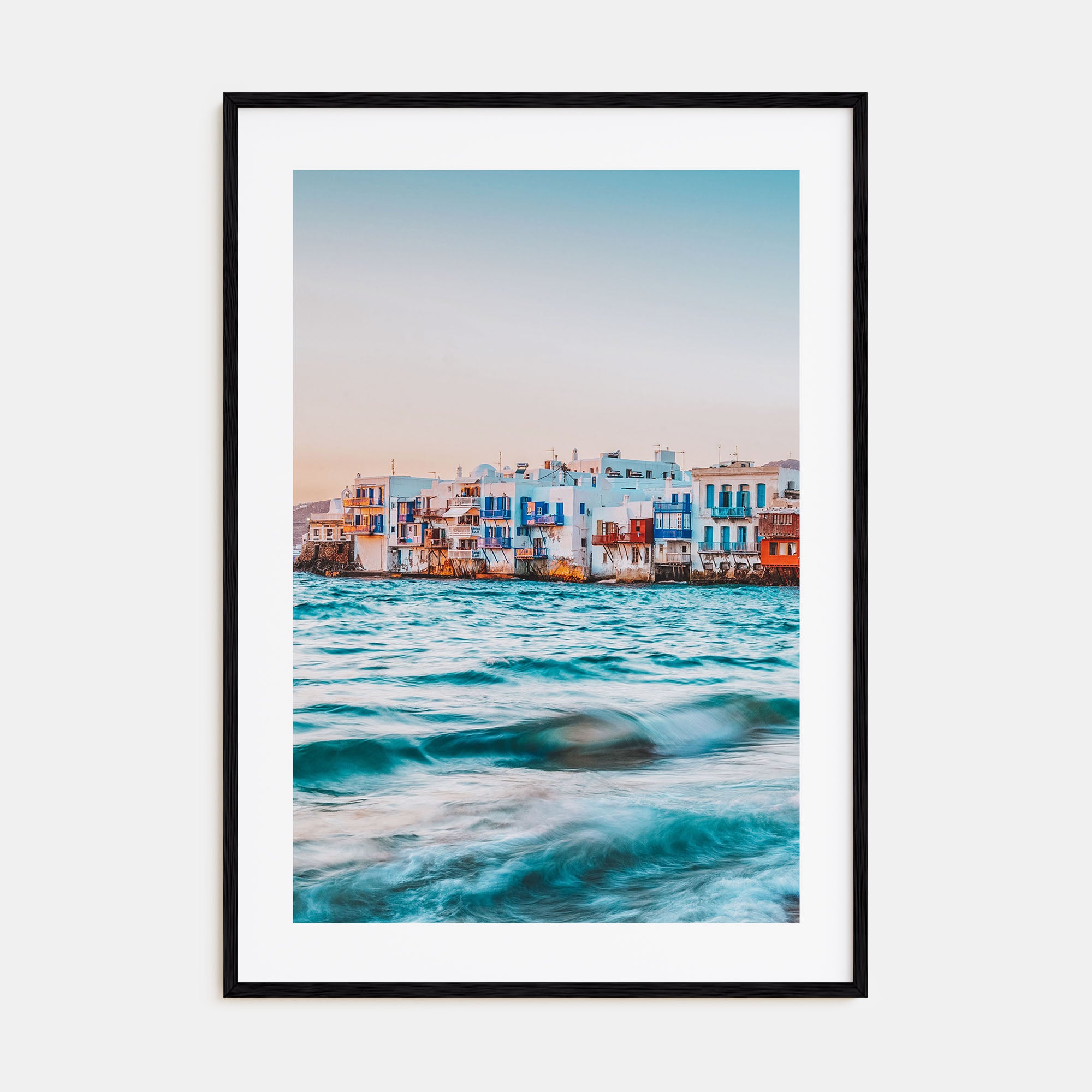 Mykonos Photo Color Poster