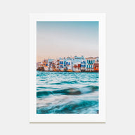 Mykonos Photo Color Poster