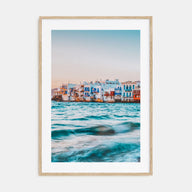 Mykonos Photo Color Poster