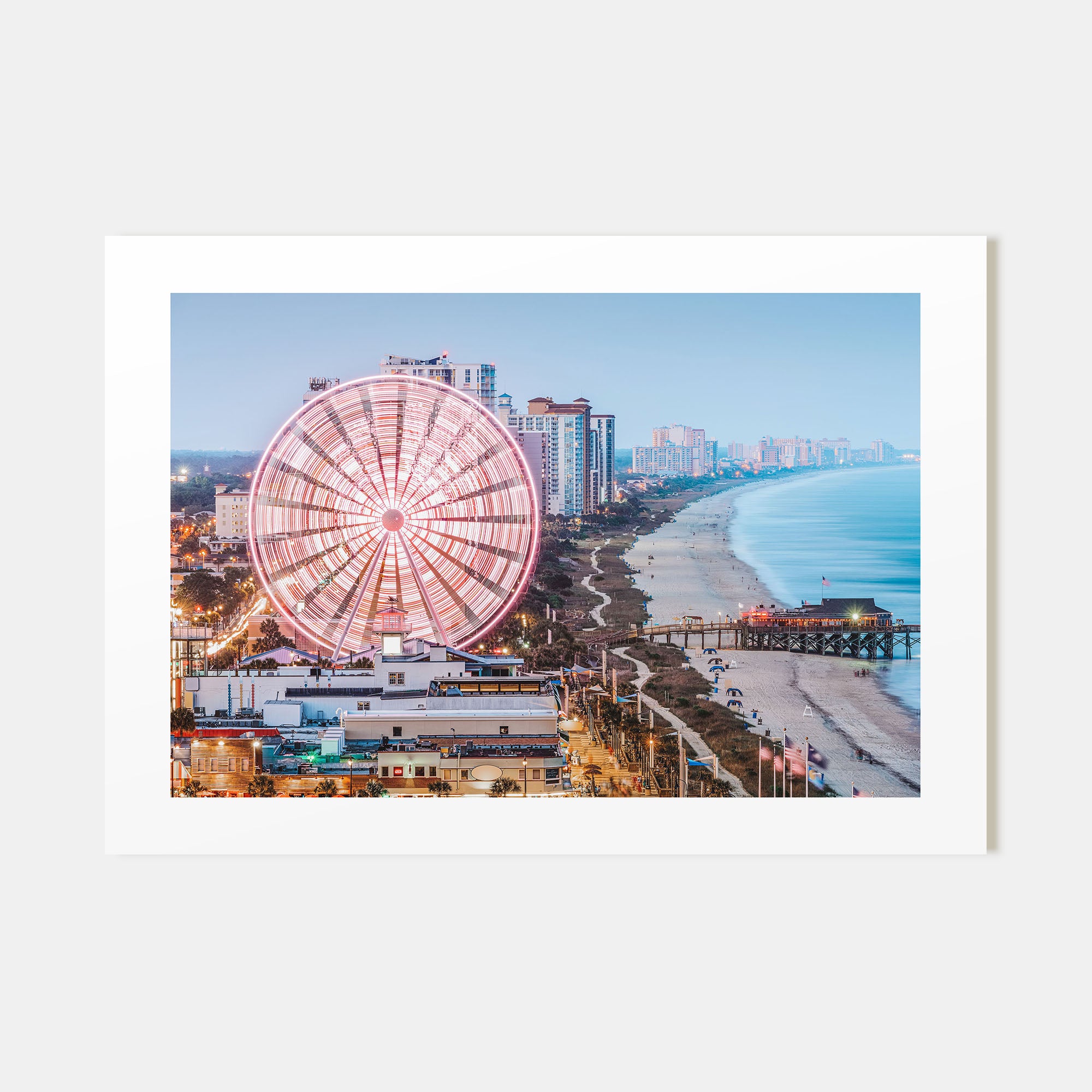 Myrtle Beach Landscape Color Poster