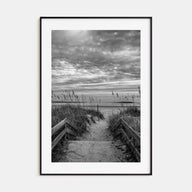 Myrtle Beach Photo B&W Poster