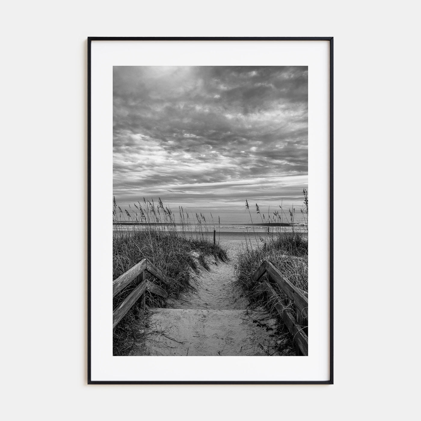 Myrtle Beach Photo B&W Poster