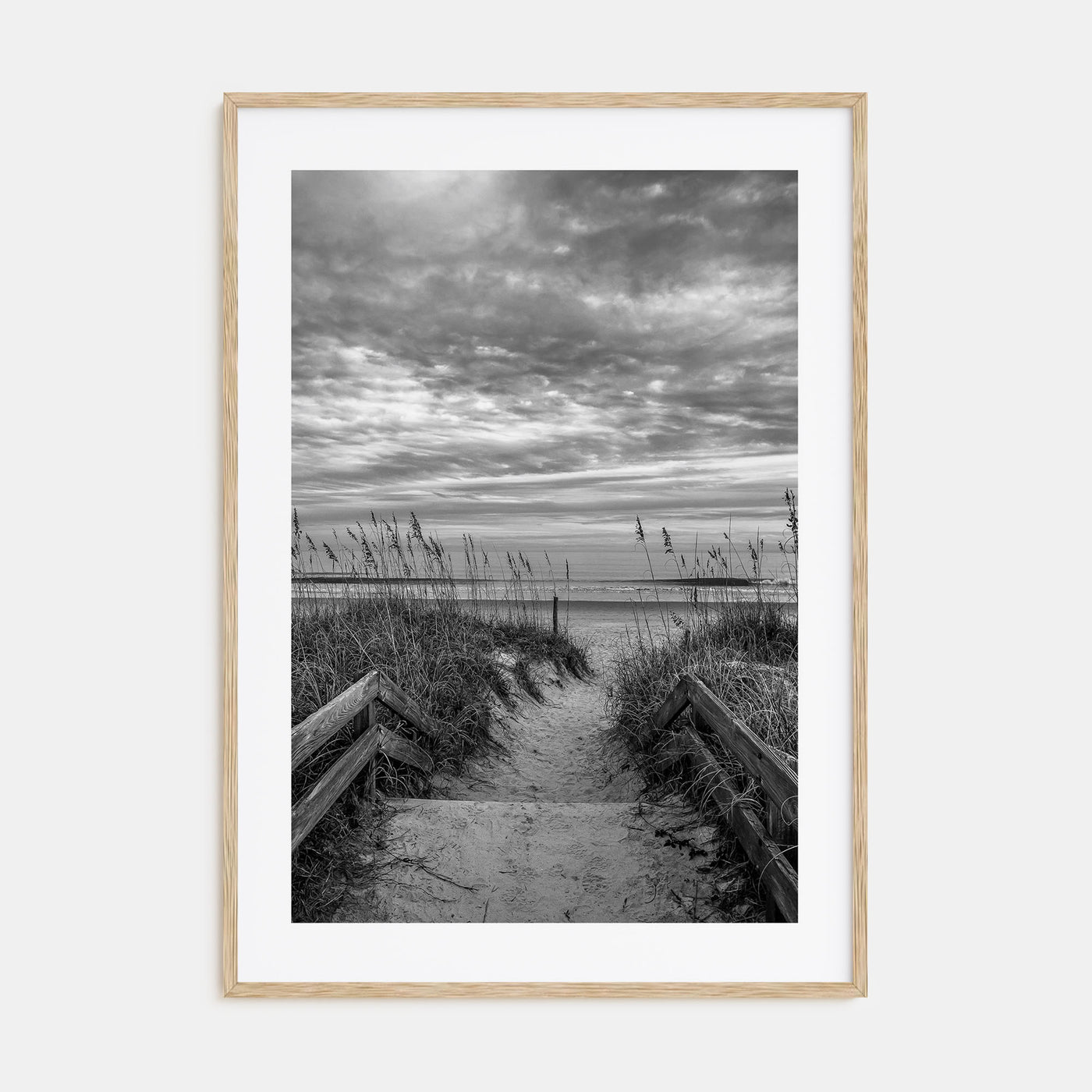 Myrtle Beach Photo B&W Poster