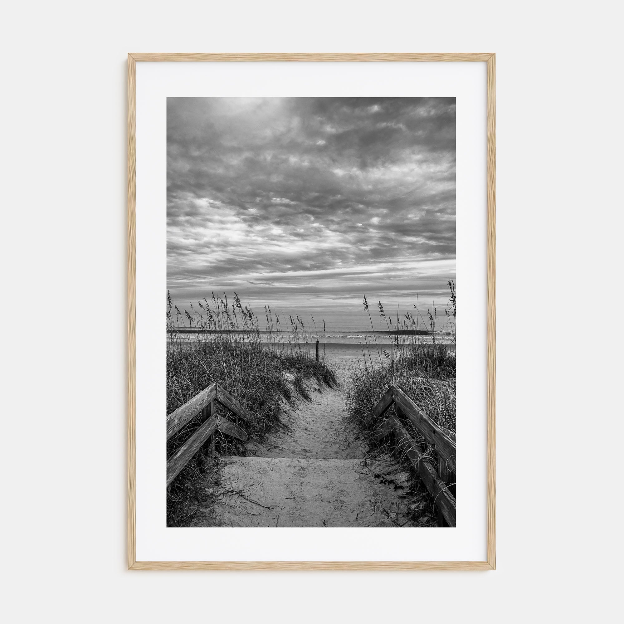 Myrtle Beach Photo B&W Poster