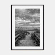 Myrtle Beach Photo B&W Poster