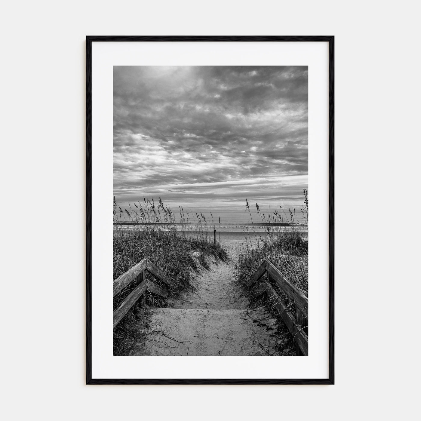 Myrtle Beach Photo B&W Poster