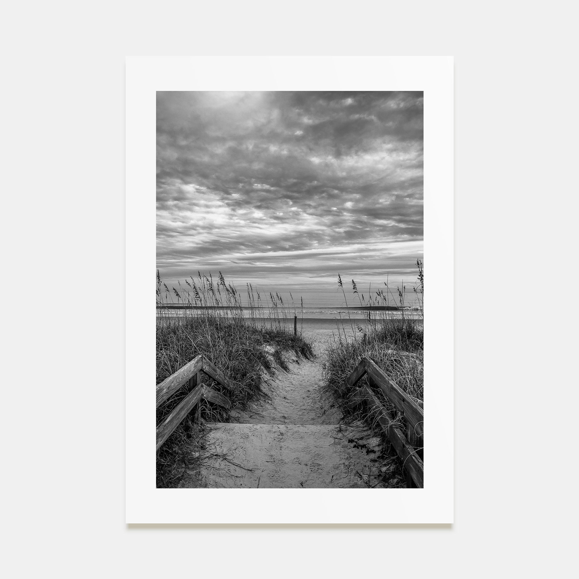 Myrtle Beach Photo B&W Poster