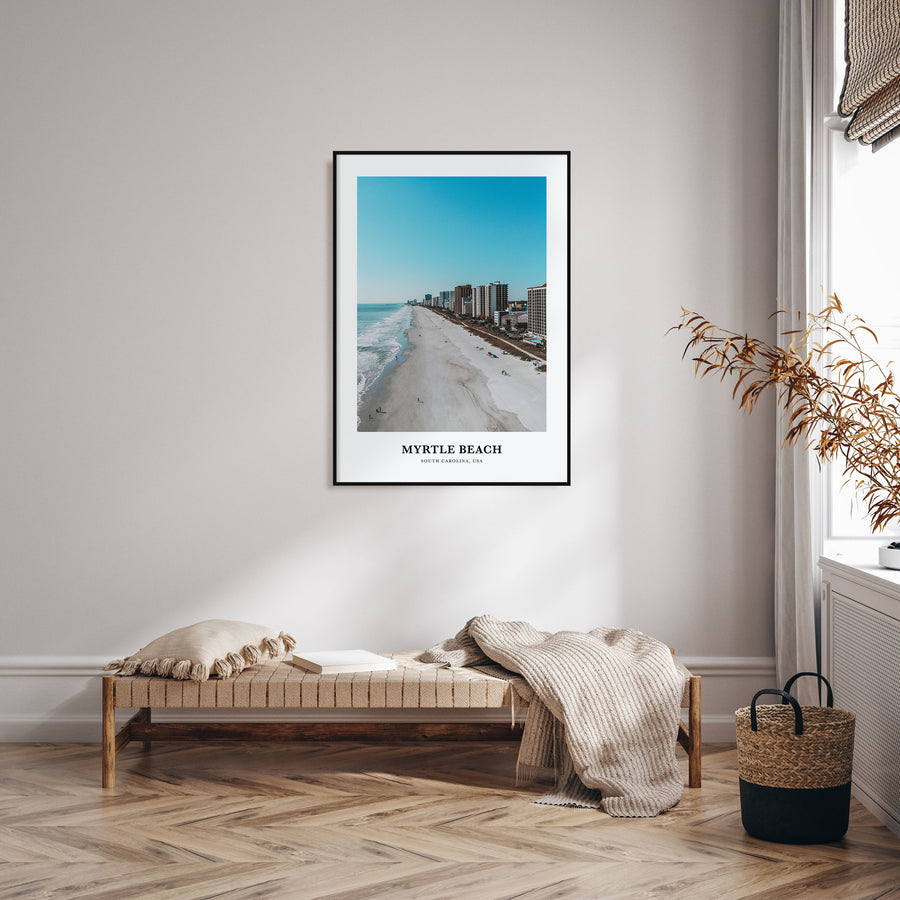 Myrtle Beach Portrait Color Poster