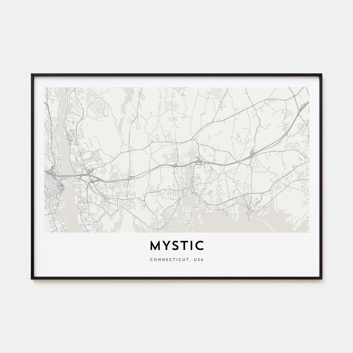 Mystic Map Landscape Poster