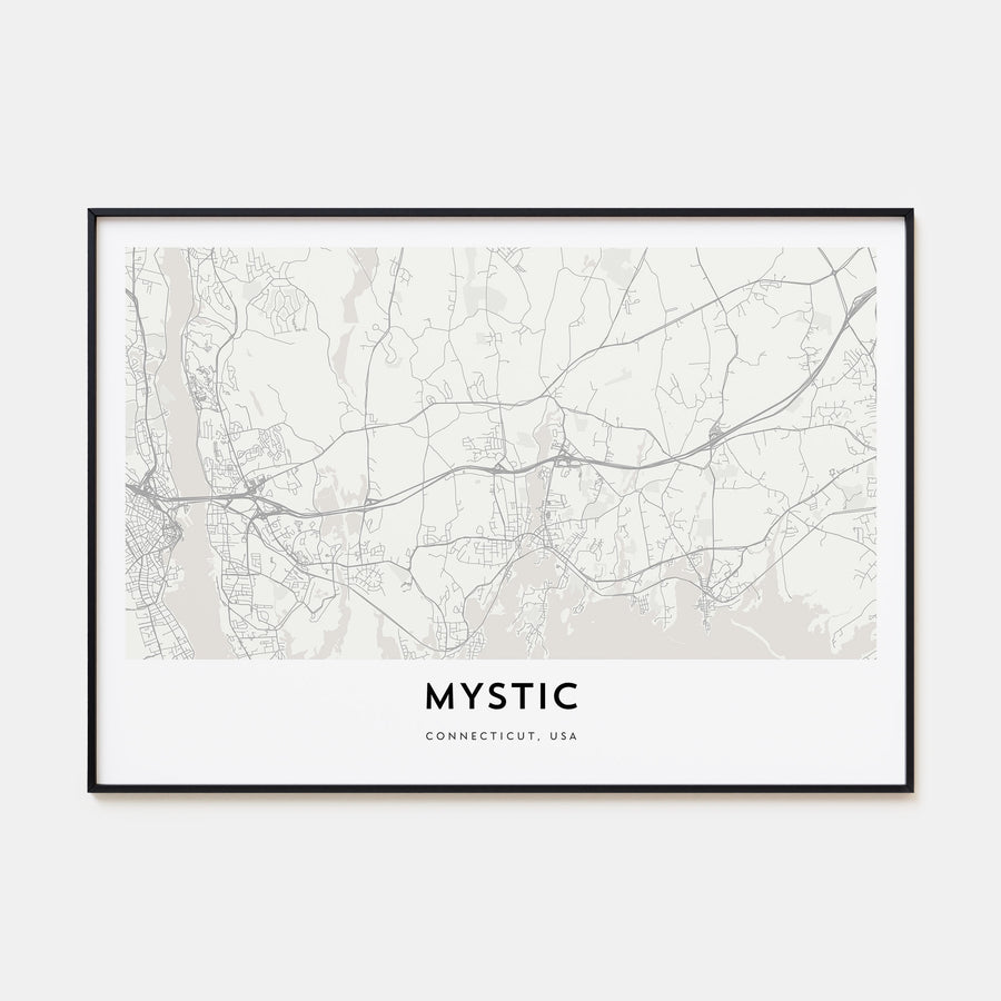 Mystic Map Landscape Poster