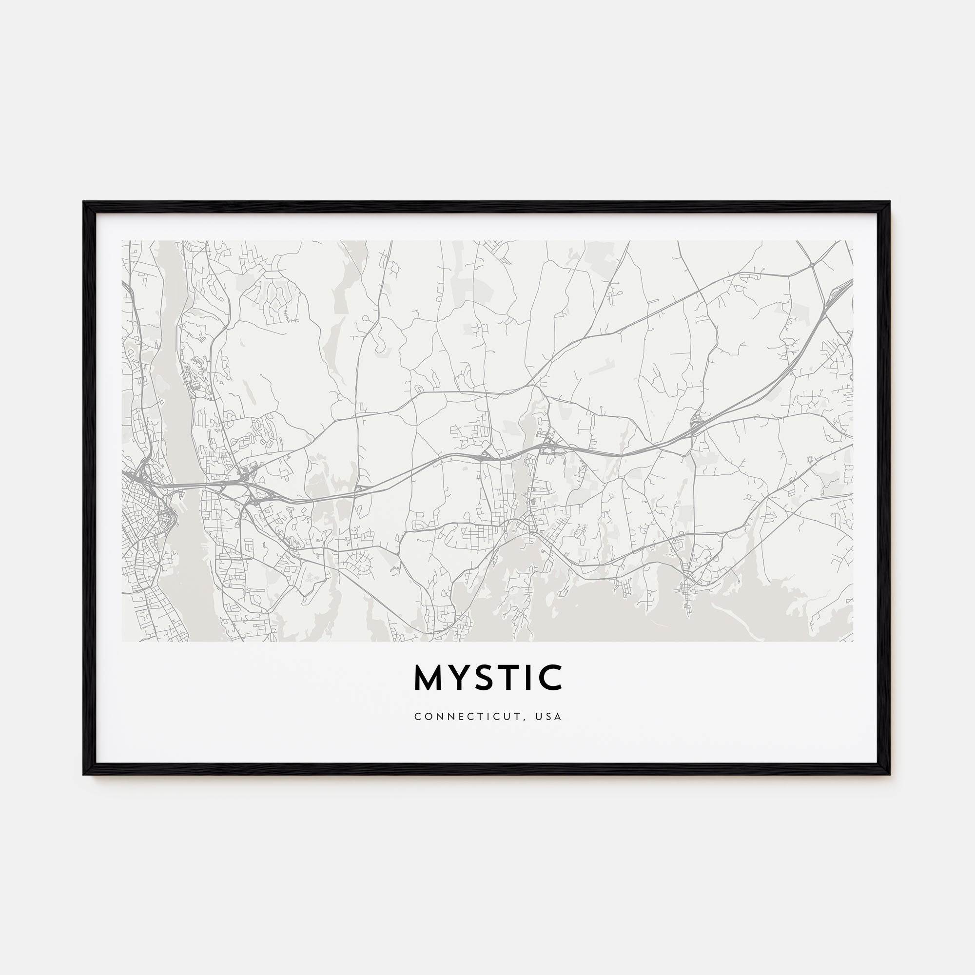 Mystic Map Landscape Poster