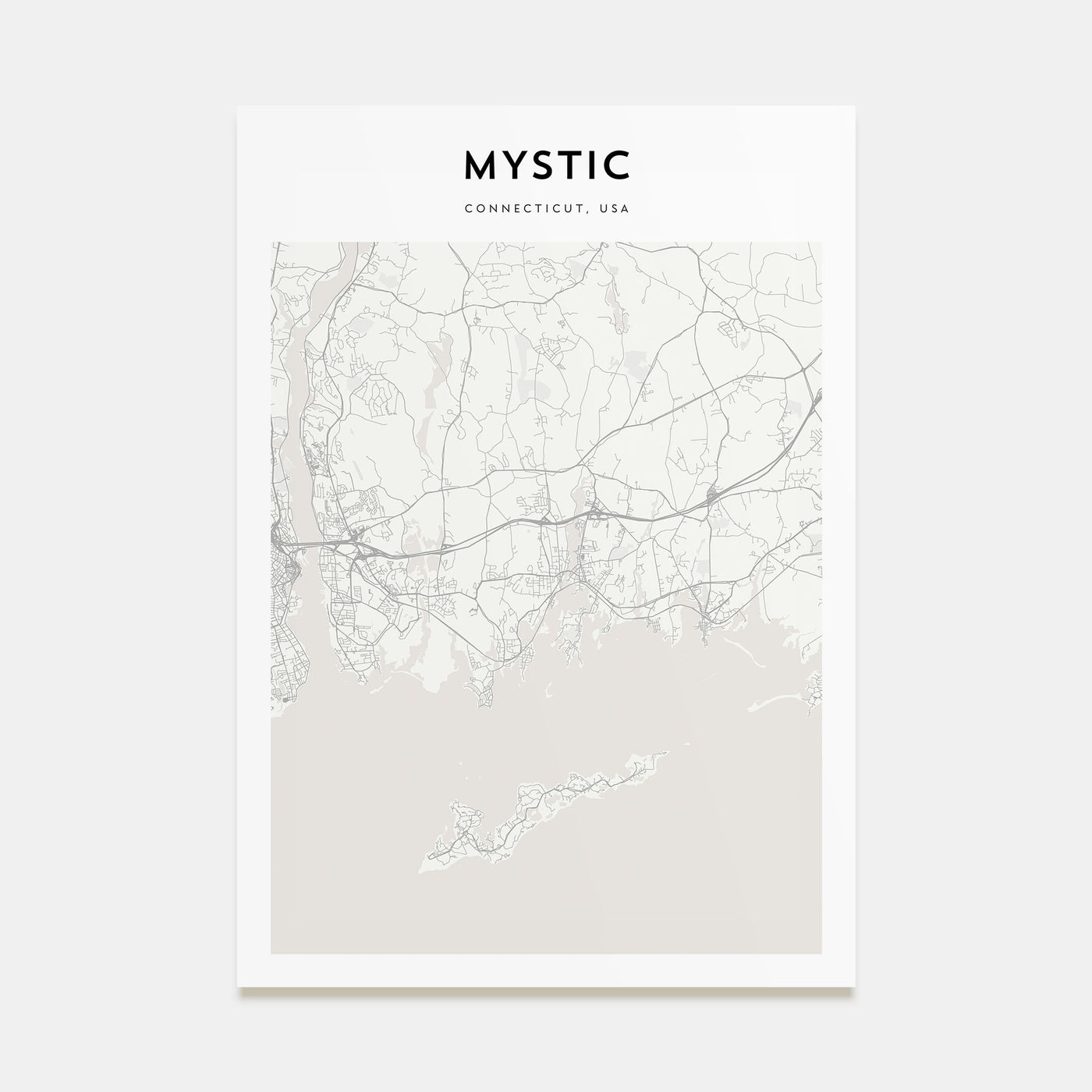 Mystic Map Portrait Poster