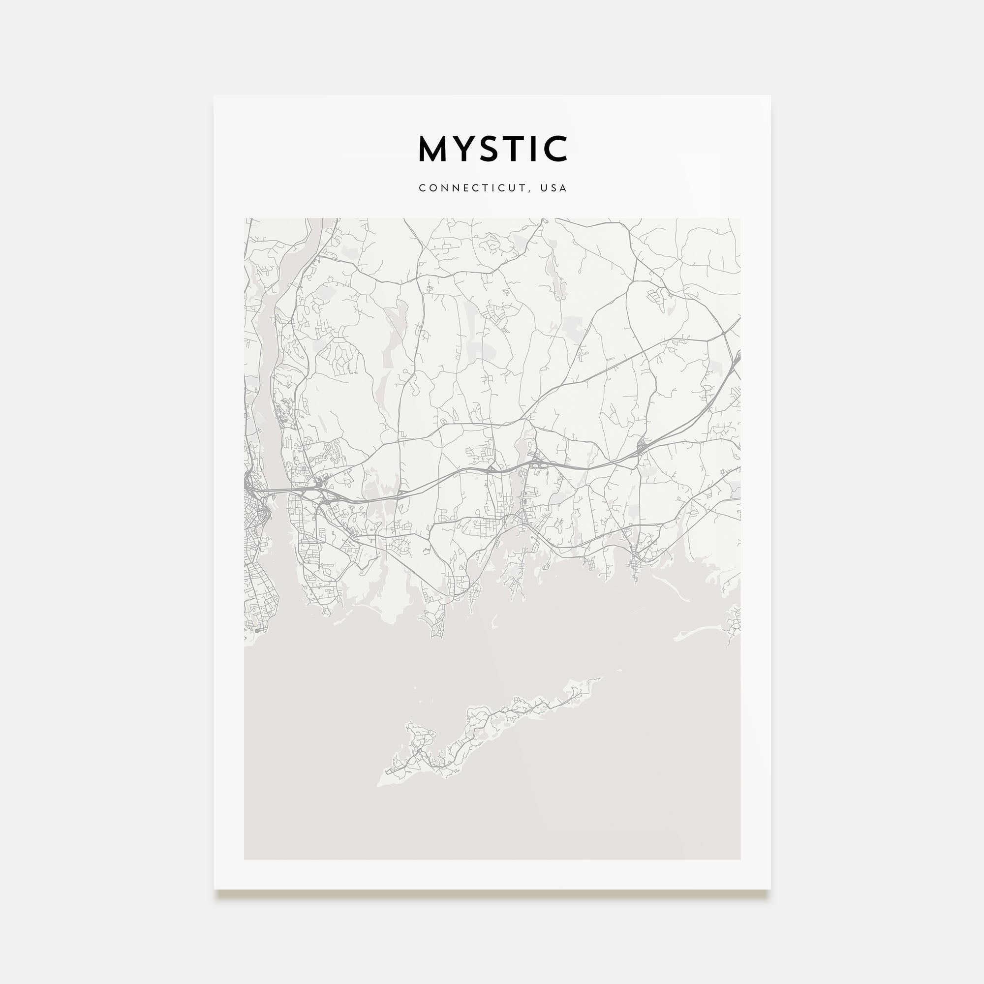 Mystic Map Portrait Poster