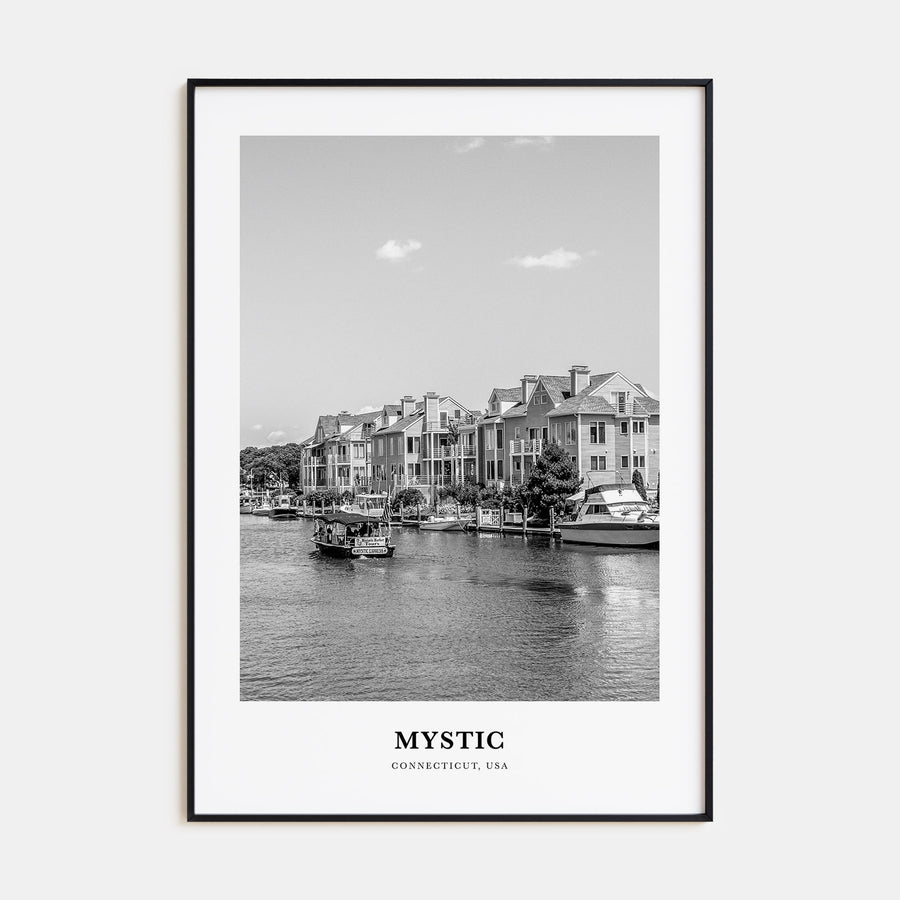 Mystic Portrait B&W Poster