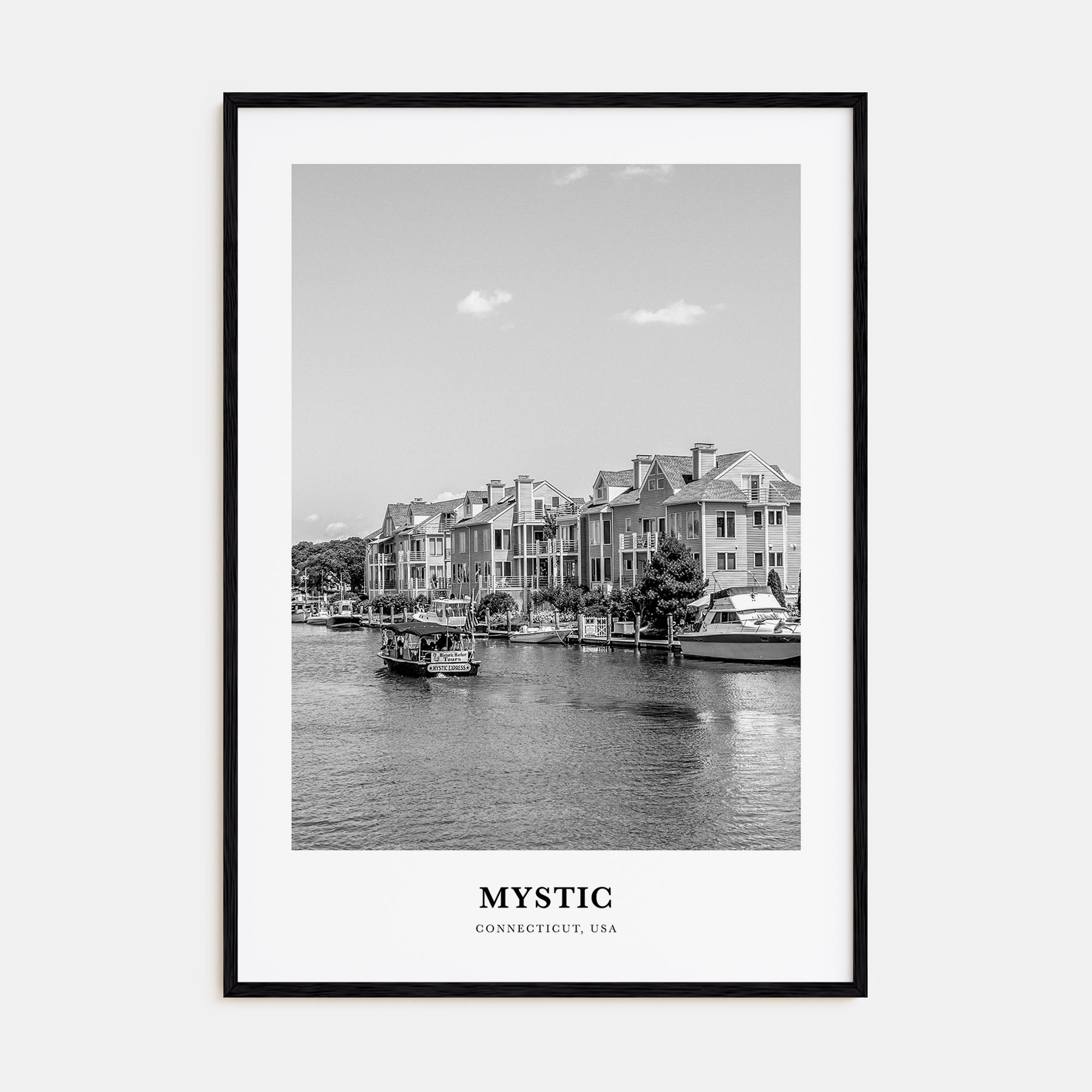 Mystic Portrait B&W Poster
