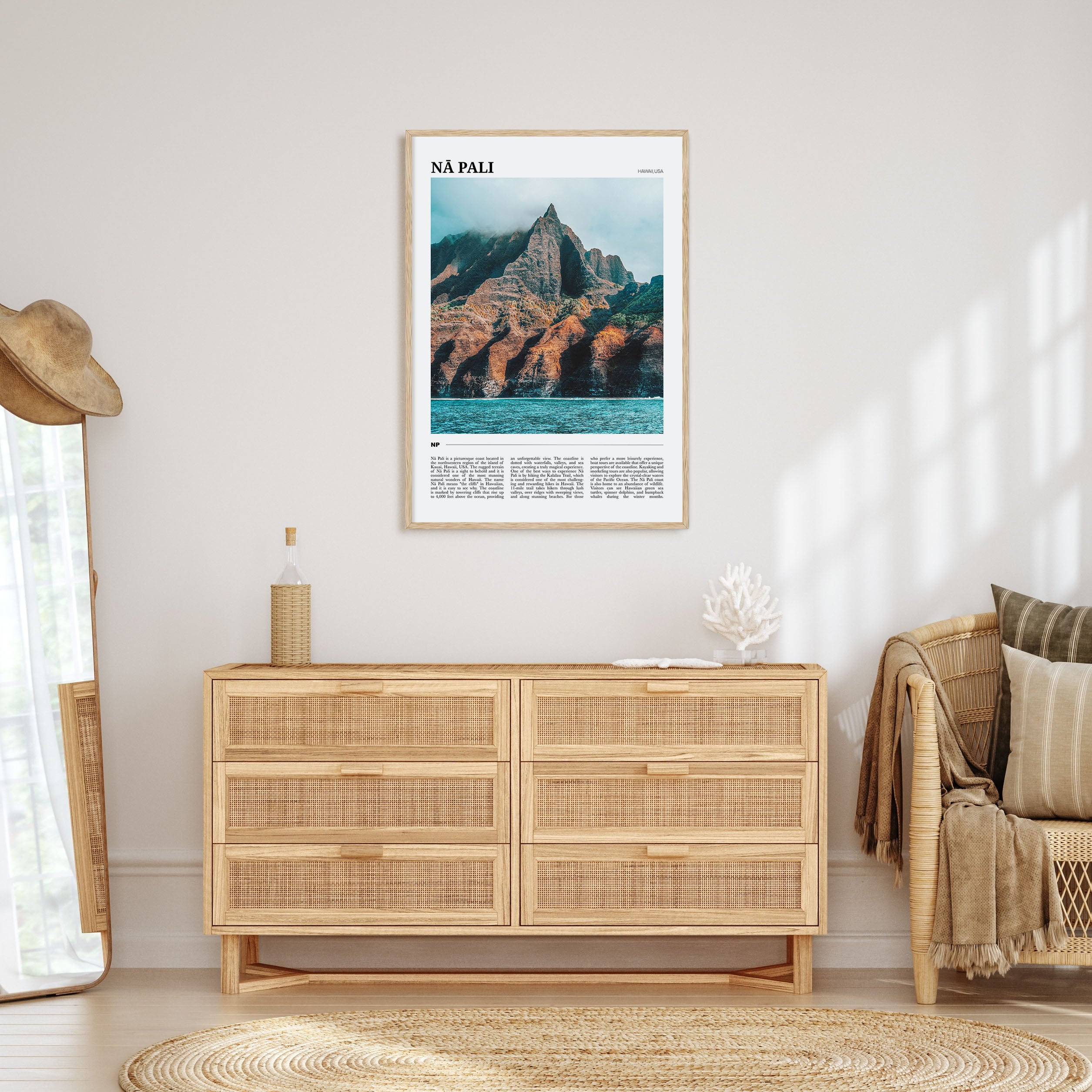 Nā Pali Travel Color No 1 Poster