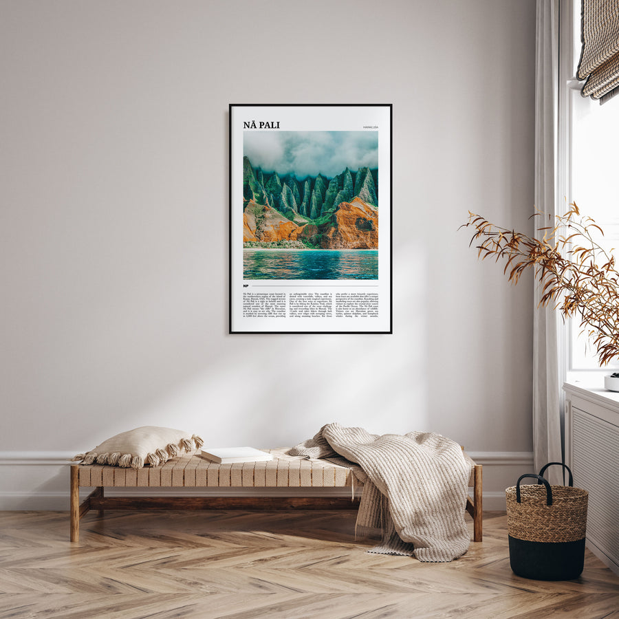 Nā Pali Travel Color No 2 Poster
