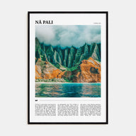 Nā Pali Travel Color No 2 Poster