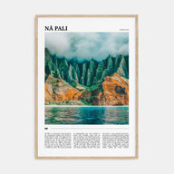 Nā Pali Travel Color No 2 Poster
