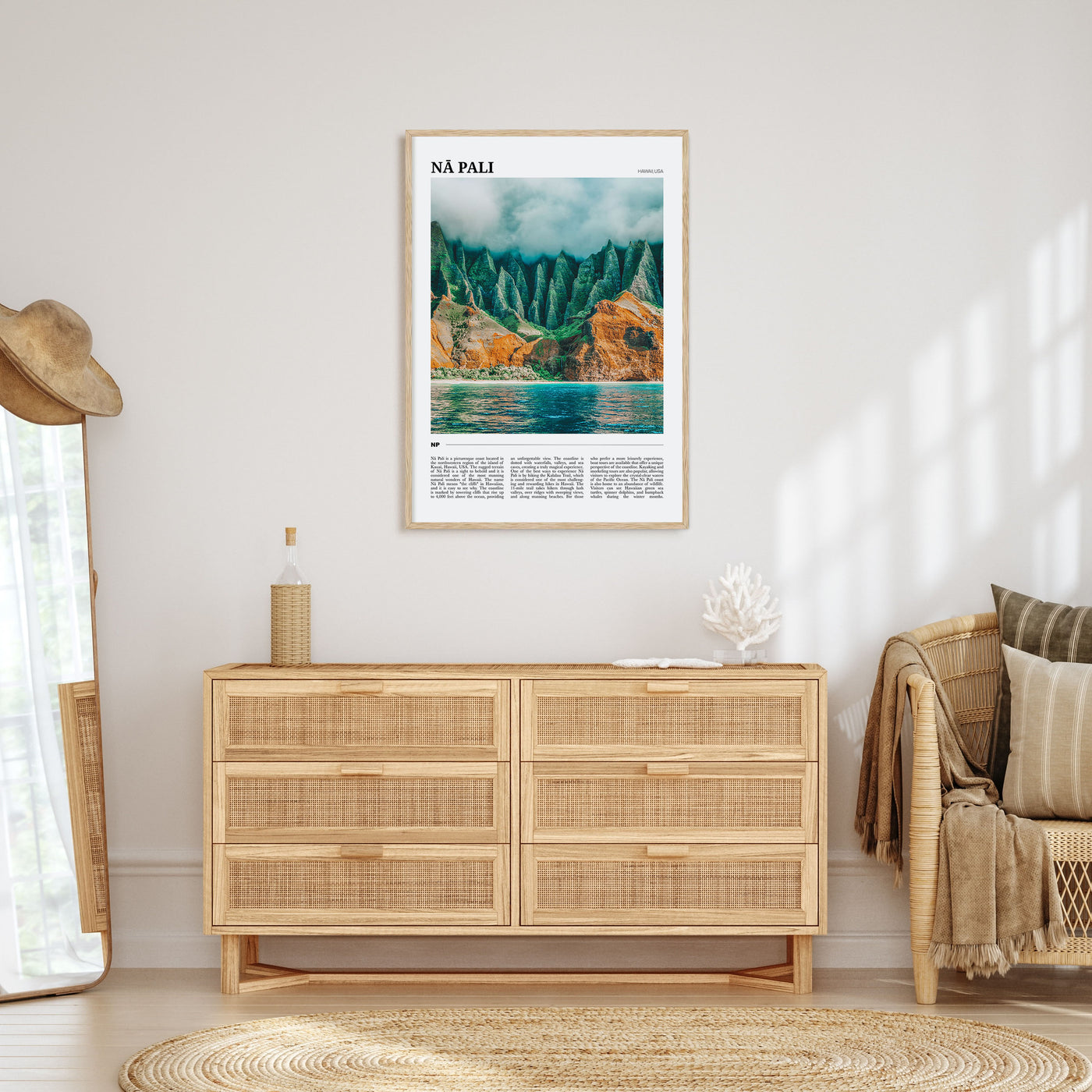 Nā Pali Travel Color No 2 Poster